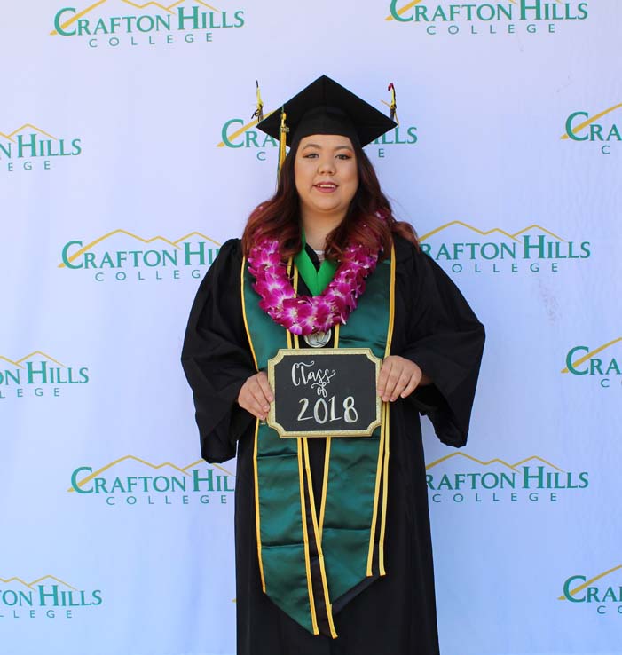 Students at Commencement 2018