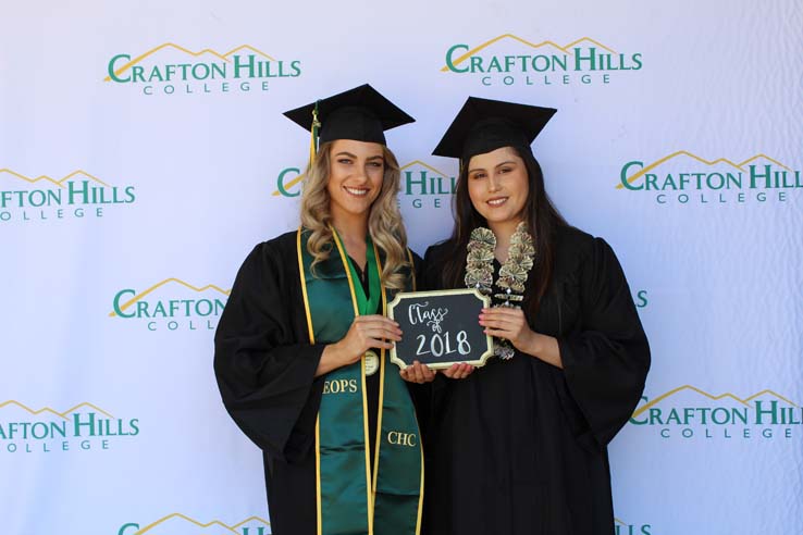 Students at Commencement 2018