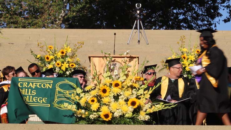 Students at Commencement 2018