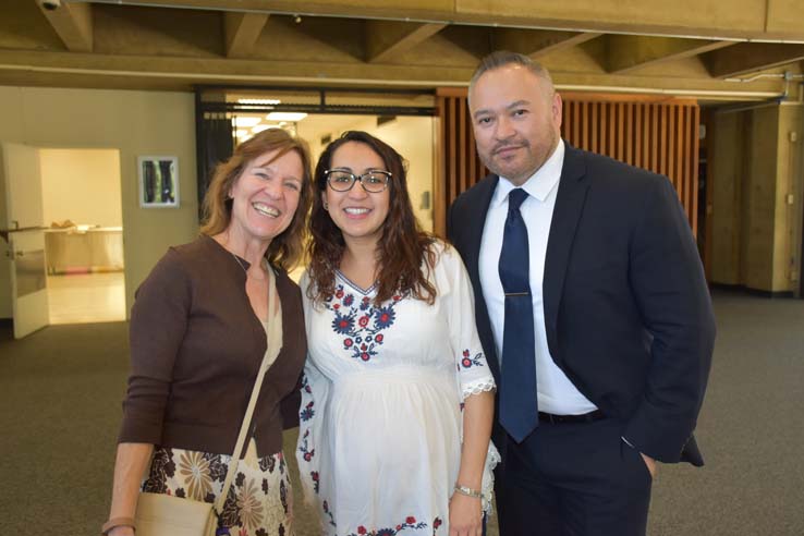 Students and faculty attend the spring Tea with the Deans event.