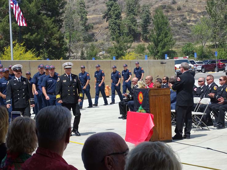 Students at the 88th Fire Academy Graduation