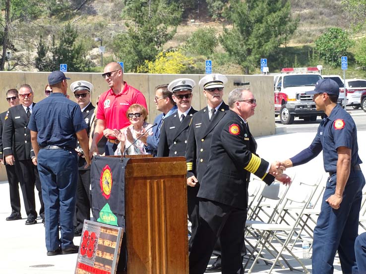 Students at the 88th Fire Academy Graduation