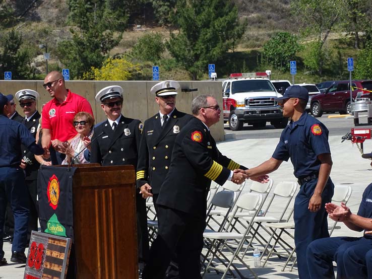 Students at the 88th Fire Academy Graduation