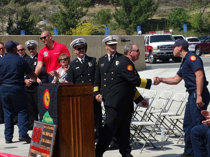 Students at the 88th Fire Academy Graduation