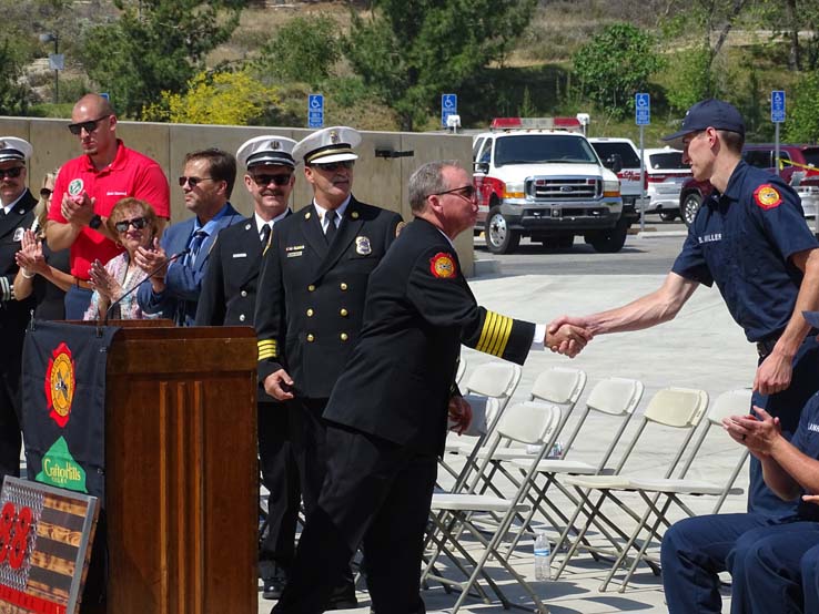 Students at the 88th Fire Academy Graduation