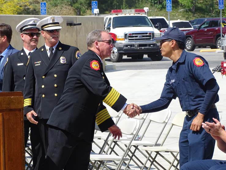 Students at the 88th Fire Academy Graduation