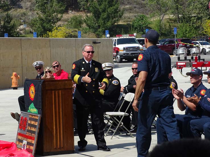 Students at the 88th Fire Academy Graduation