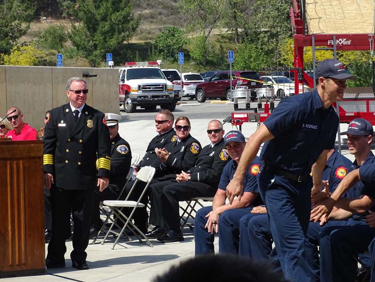 Students at the 88th Fire Academy Graduation