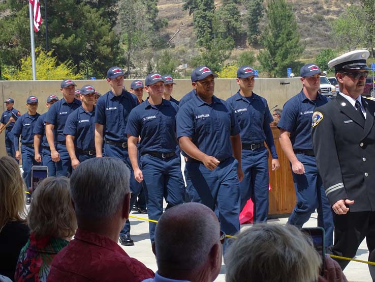 Students at the 88th Fire Academy Graduation