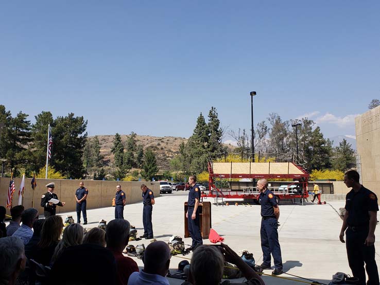 Students at the 88th Fire Academy Graduation