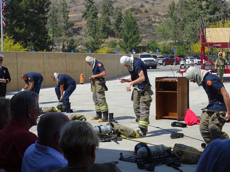 Students at the 88th Fire Academy Graduation