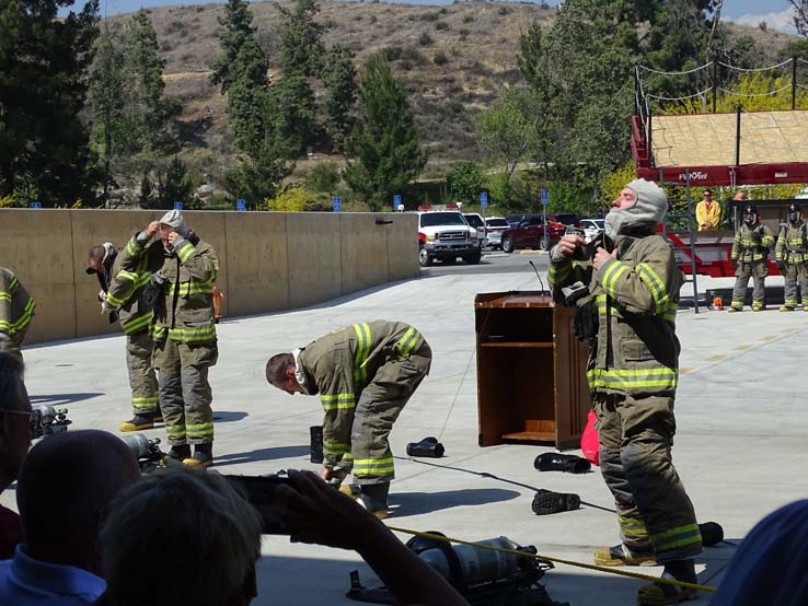 Students at the 88th Fire Academy Graduation