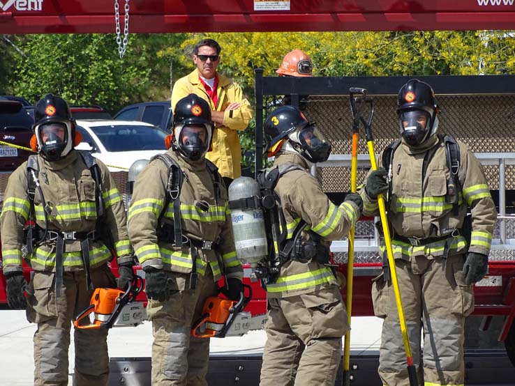 Students at the 88th Fire Academy Graduation