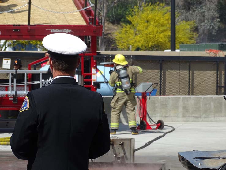 Students at the 88th Fire Academy Graduation