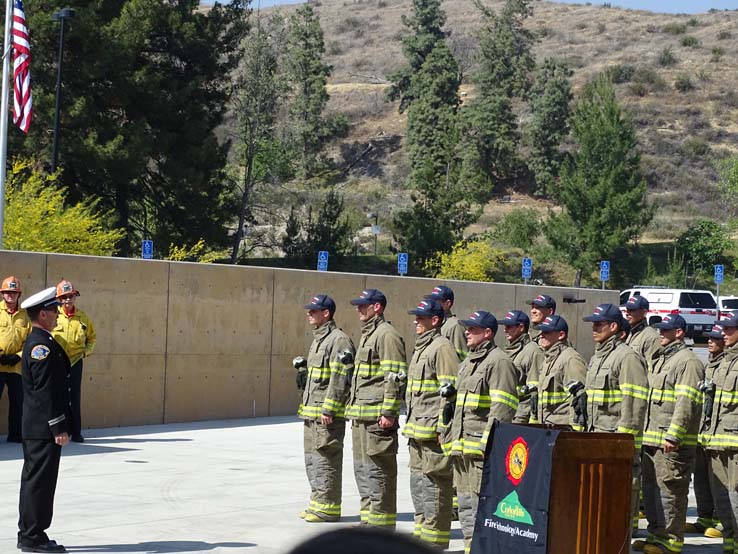 Students at the 88th Fire Academy Graduation