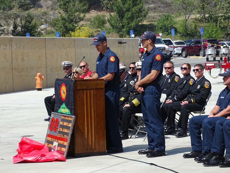 Students at the 88th Fire Academy Graduation