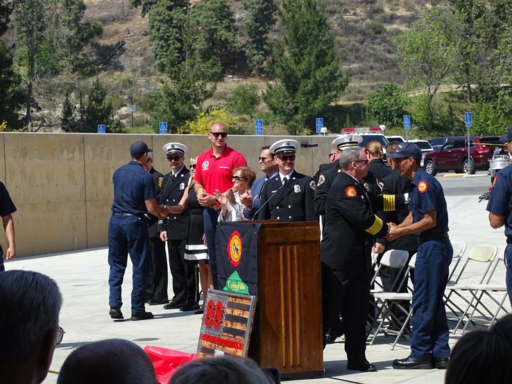 Students at the 88th Fire Academy Graduation