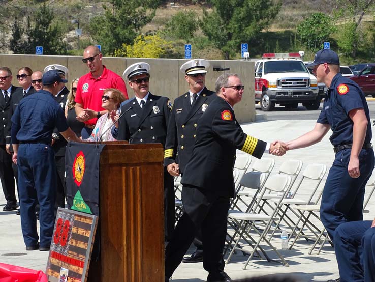 Students at the 88th Fire Academy Graduation