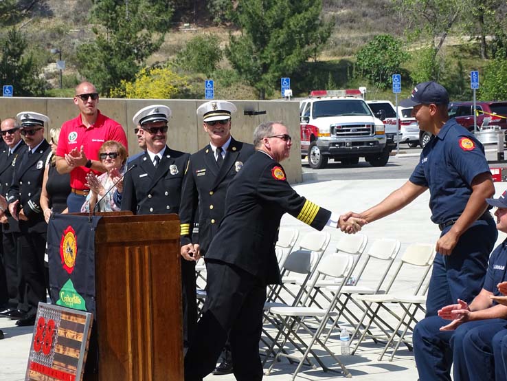 Students at the 88th Fire Academy Graduation