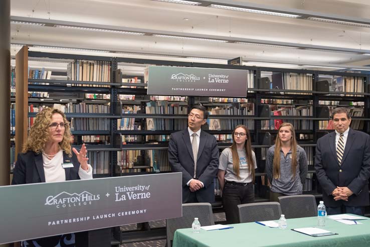 CHC an d University of La Verne Partnership Signing