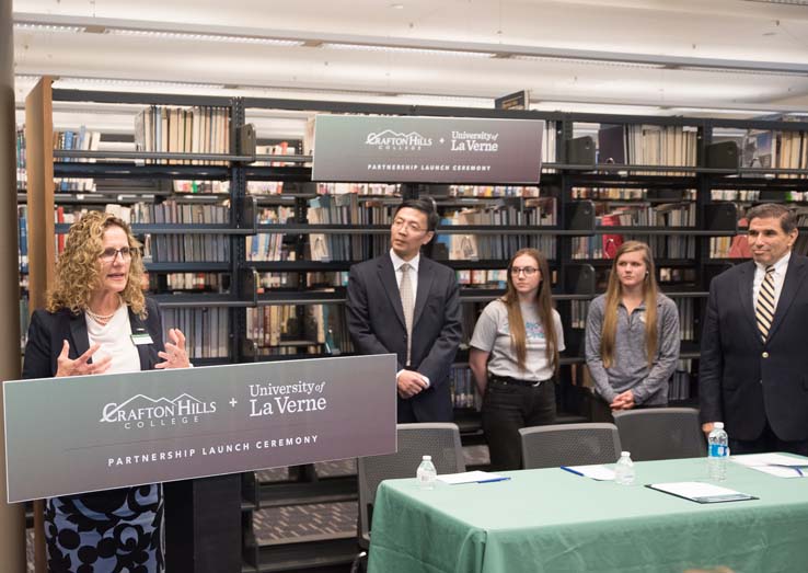 CHC an d University of La Verne Partnership Signing