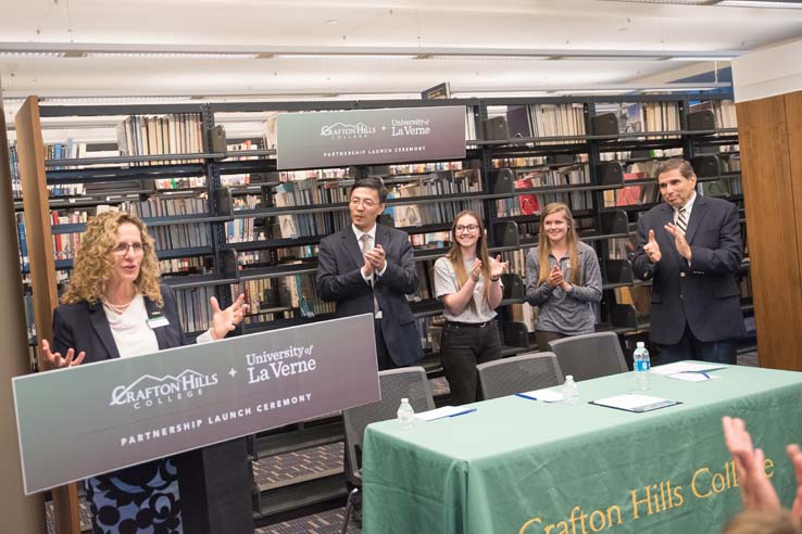 CHC an d University of La Verne Partnership Signing