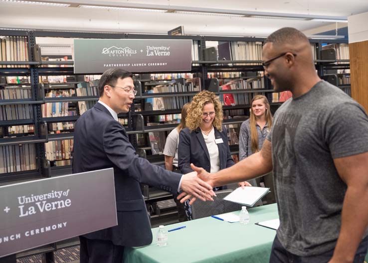 CHC an d University of La Verne Partnership Signing