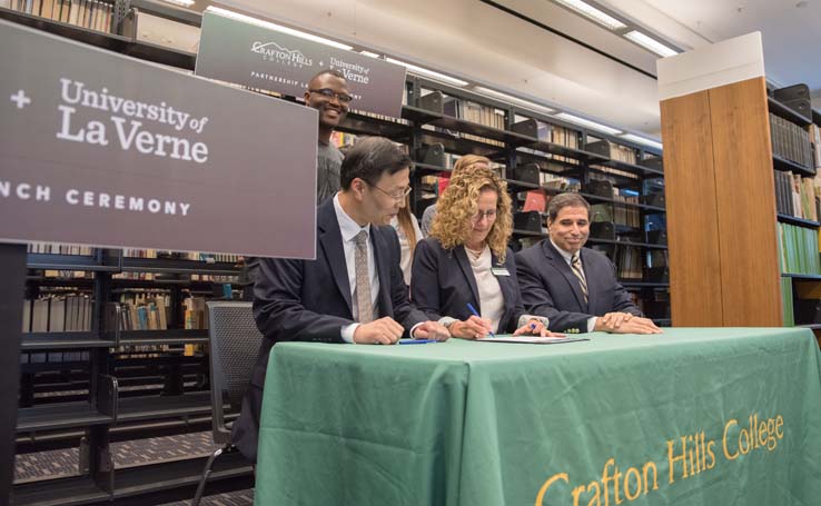 CHC an d University of La Verne Partnership Signing