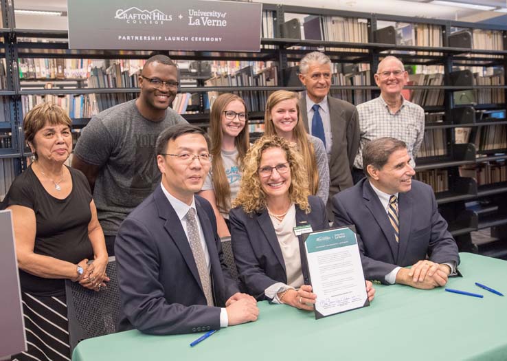 CHC an d University of La Verne Partnership Signing