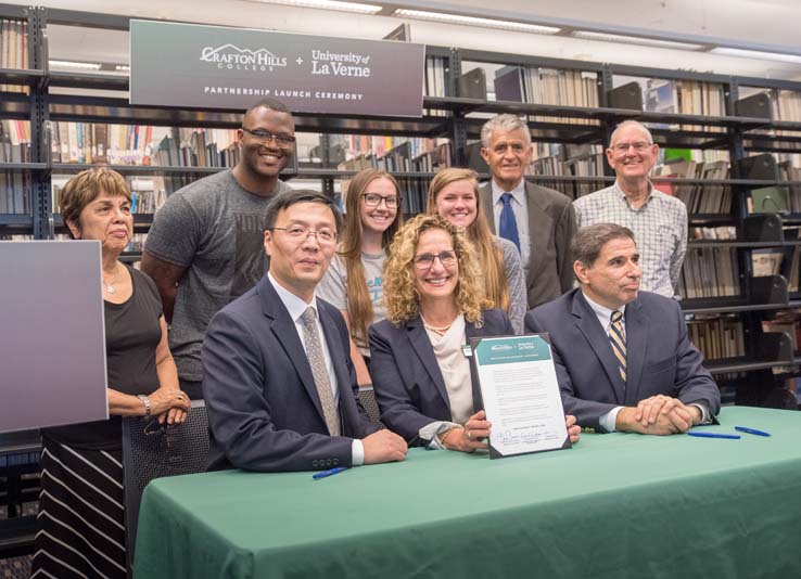 CHC an d University of La Verne Partnership Signing