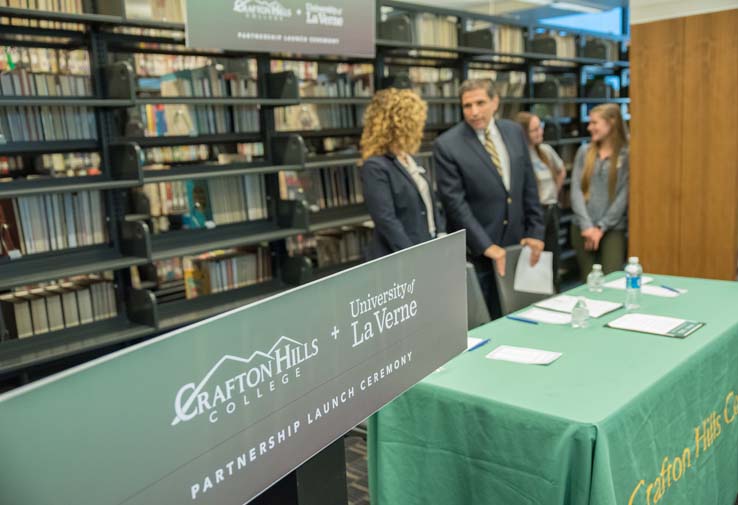 CHC an d University of La Verne Partnership Signing