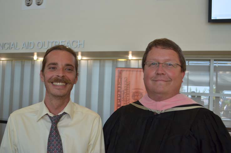 Students enjoying Commencement