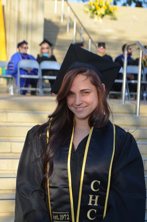 Students enjoying Commencement