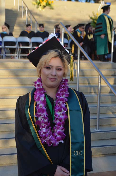 Students enjoying Commencement