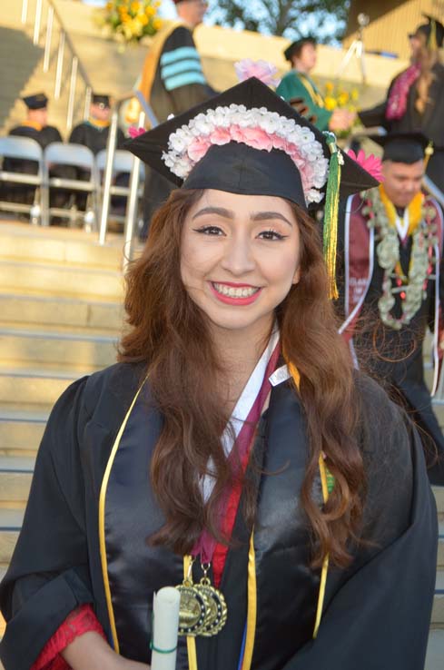 Students enjoying Commencement