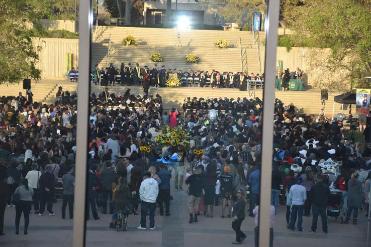 Students at Commencement 2018