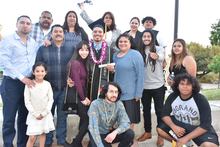 Students enjoying Commencement