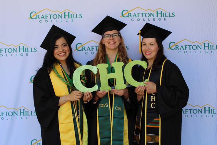 Students in Grad Photo Booth