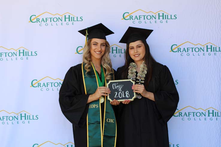 Students in Grad Photo Booth