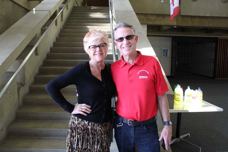 Faculty and staff celebrate the Employee Appreciation & Recognition Reception.