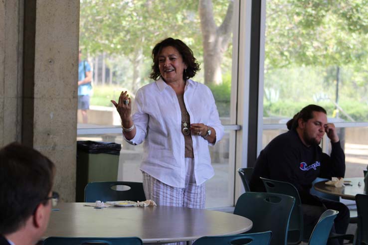 Faculty and staff celebrate the Employee Appreciation & Recognition Reception.