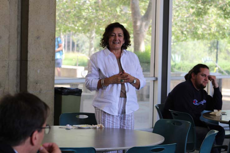 Faculty and staff celebrate the Employee Appreciation & Recognition Reception.