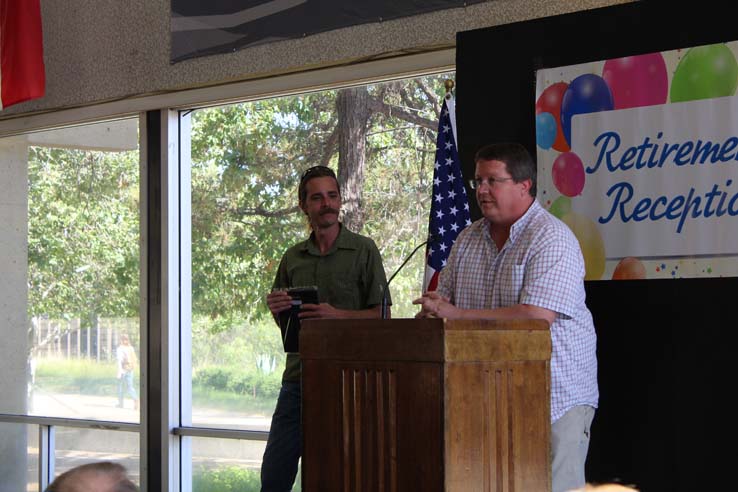 Faculty and staff celebrate the Employee Appreciation & Recognition Reception.