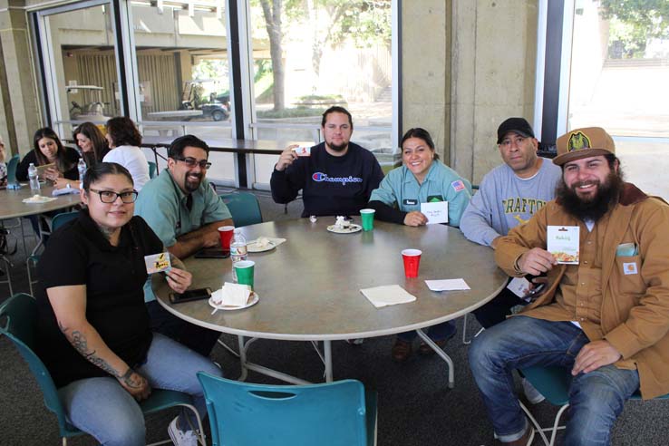 Faculty and staff celebrate the Employee Appreciation & Recognition Reception.