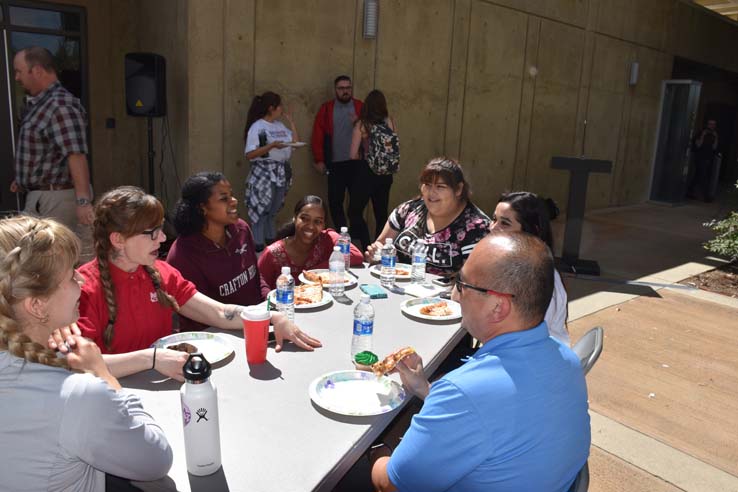 Henry Stone STEM Success Center opening speakers.