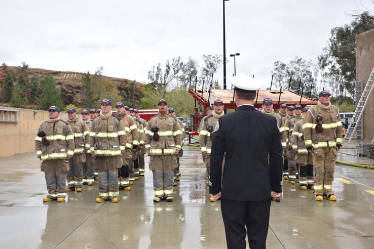 Cadets at the 101st Fire Academy Graduation