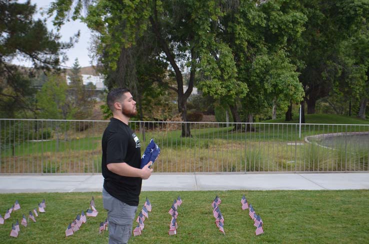 Flag remembrance ceremony