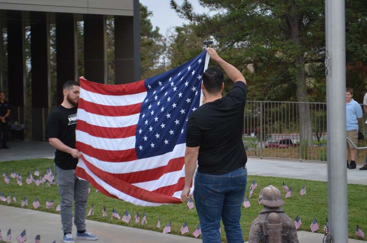 Flag remembrance ceremony