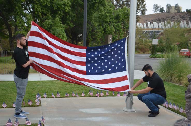 Flag remembrance ceremony