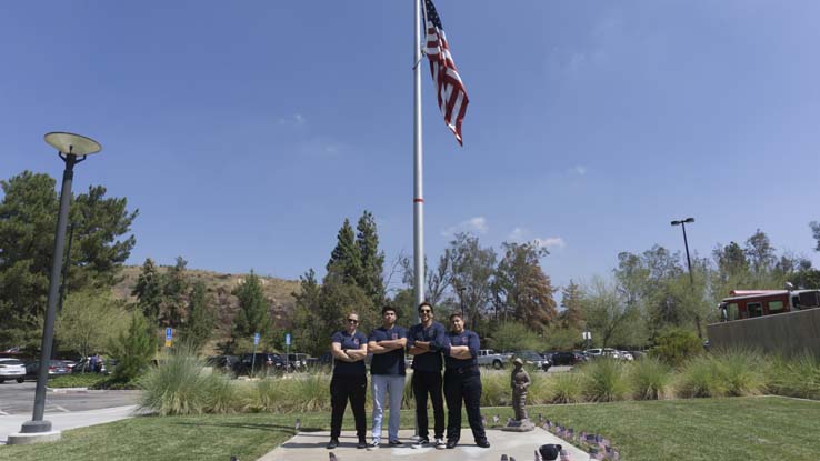 Flag remembrance ceremony